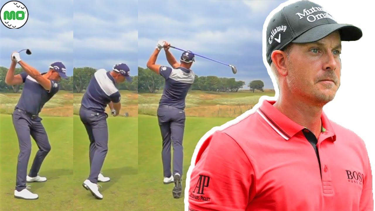 ヘンリク・ステンソン Henrik Stenson スウェーデンの男子ゴルフ スローモーションスイング!!!