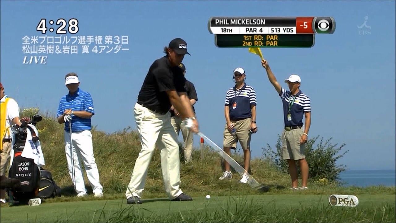 フィル・ミケルソン選手　　スイング解析