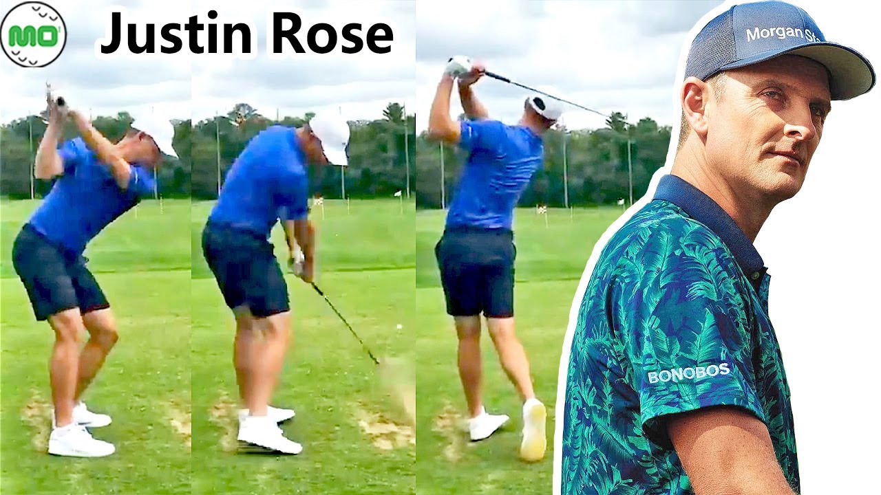 Justin Rose ジャスティン・ローズ イングランドの男子ゴルフ スローモーションスイング!!!
