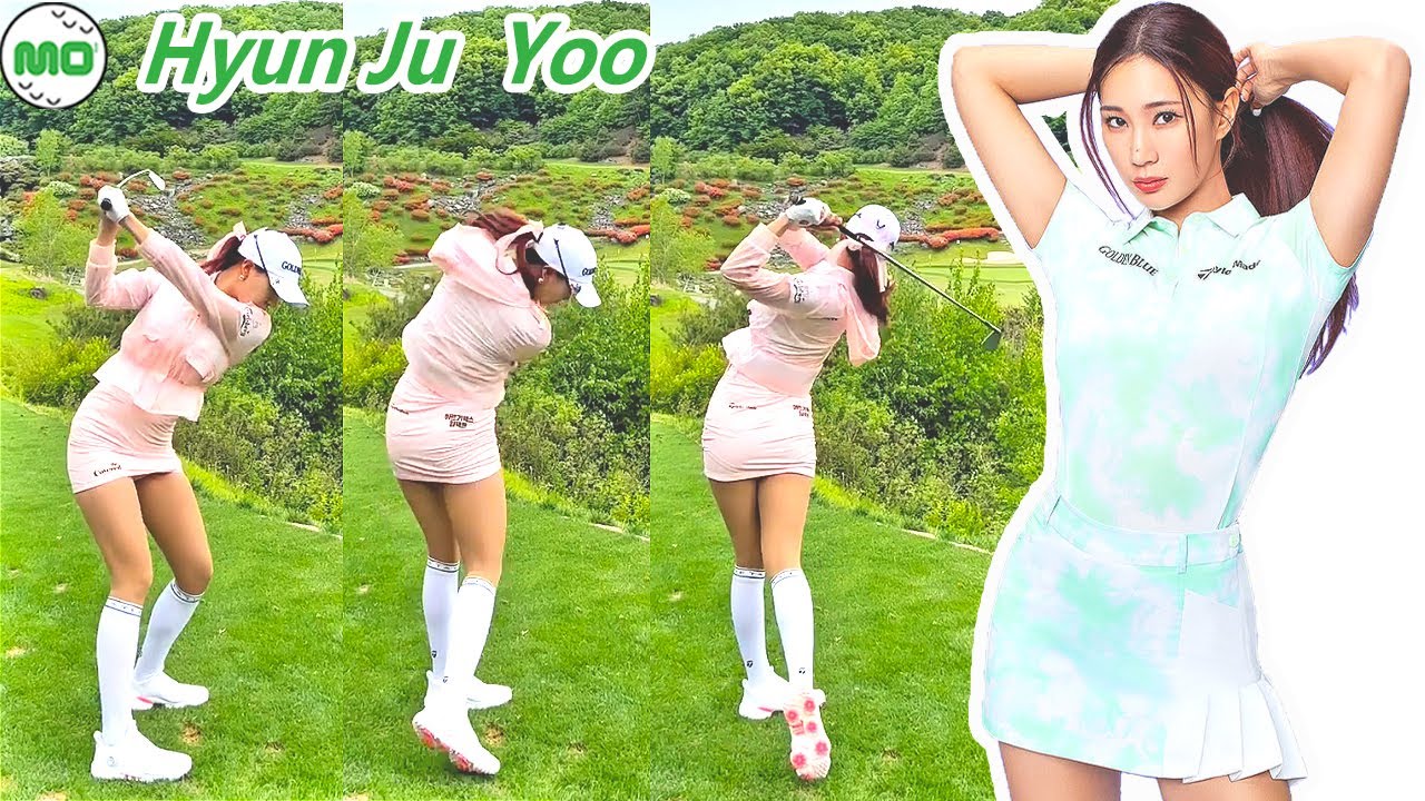 ユ・ヒョンジュ Hyun Ju Yoo 韓国の女子ゴルフ スローモーションスイング!!!