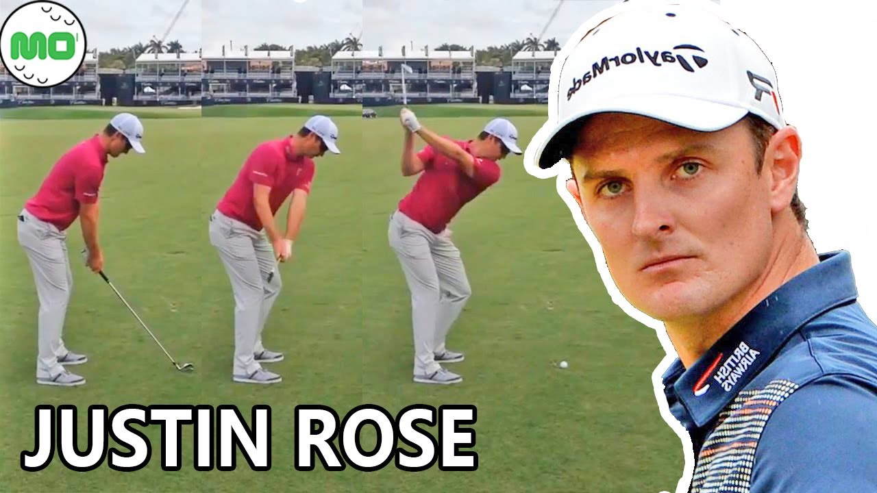 Justin Rose  ジャスティン・ローズ 英国ゴルフ スローモーションスイング!!!