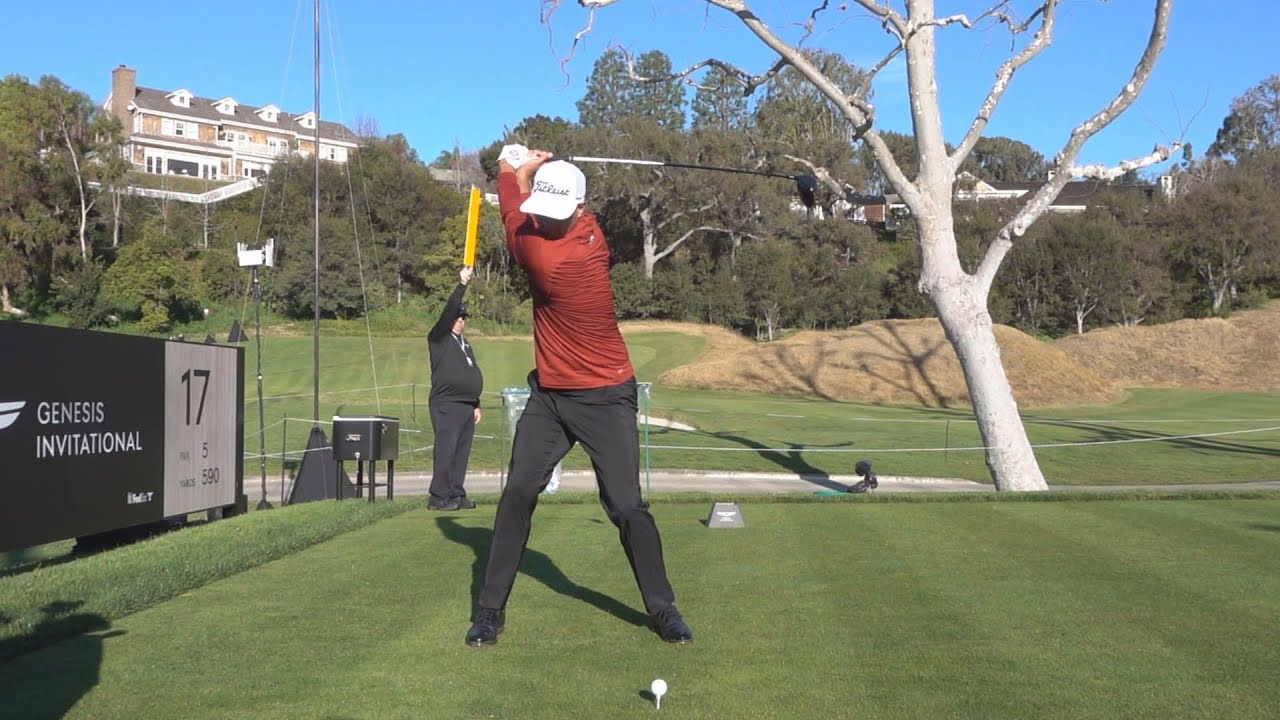 アダム・スコット Adam Scott【Driver Shot】2020 Genesis Invitational Winner