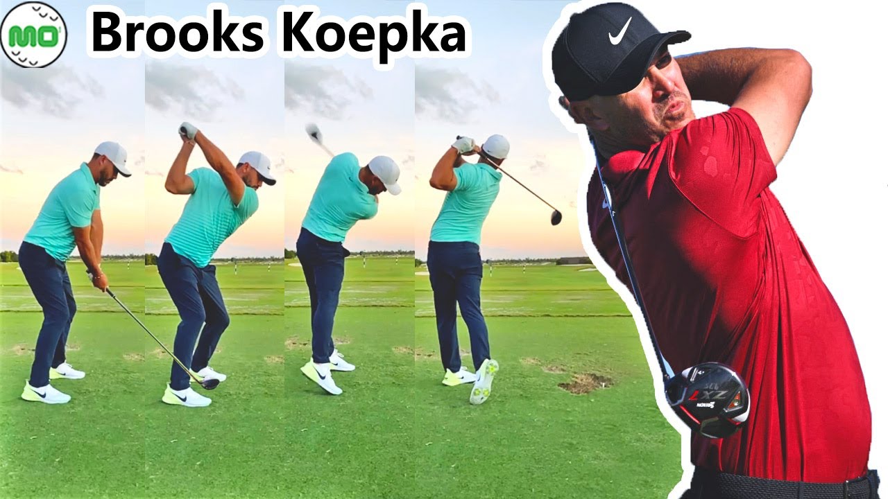 Brooks Koepka ブルックス・ケプカ 米国の男子ゴルフ スローモーションスイング!!!