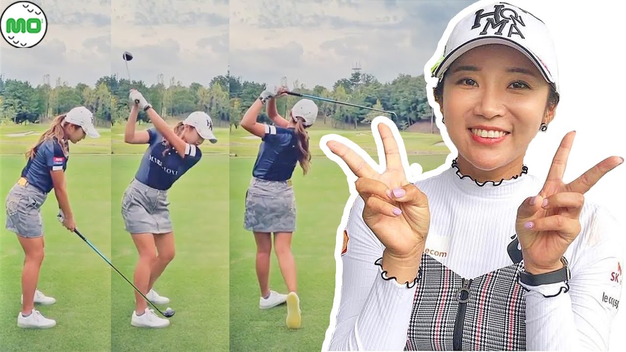 イ・ボミ Lee Bo Mee  韓国の女子ゴルフ スローモーションスイング!!!