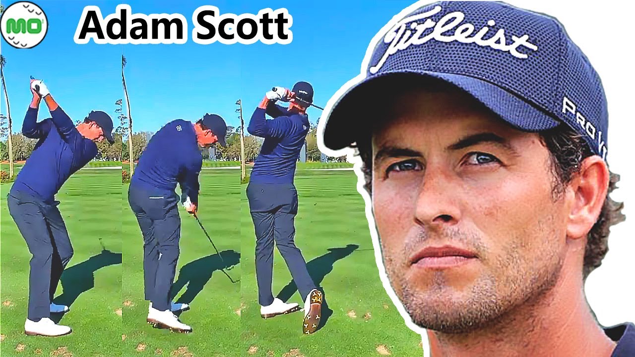 Adam Scott アダム・スコット オーストラリアの男子ゴルフ スローモーションスイング!!!