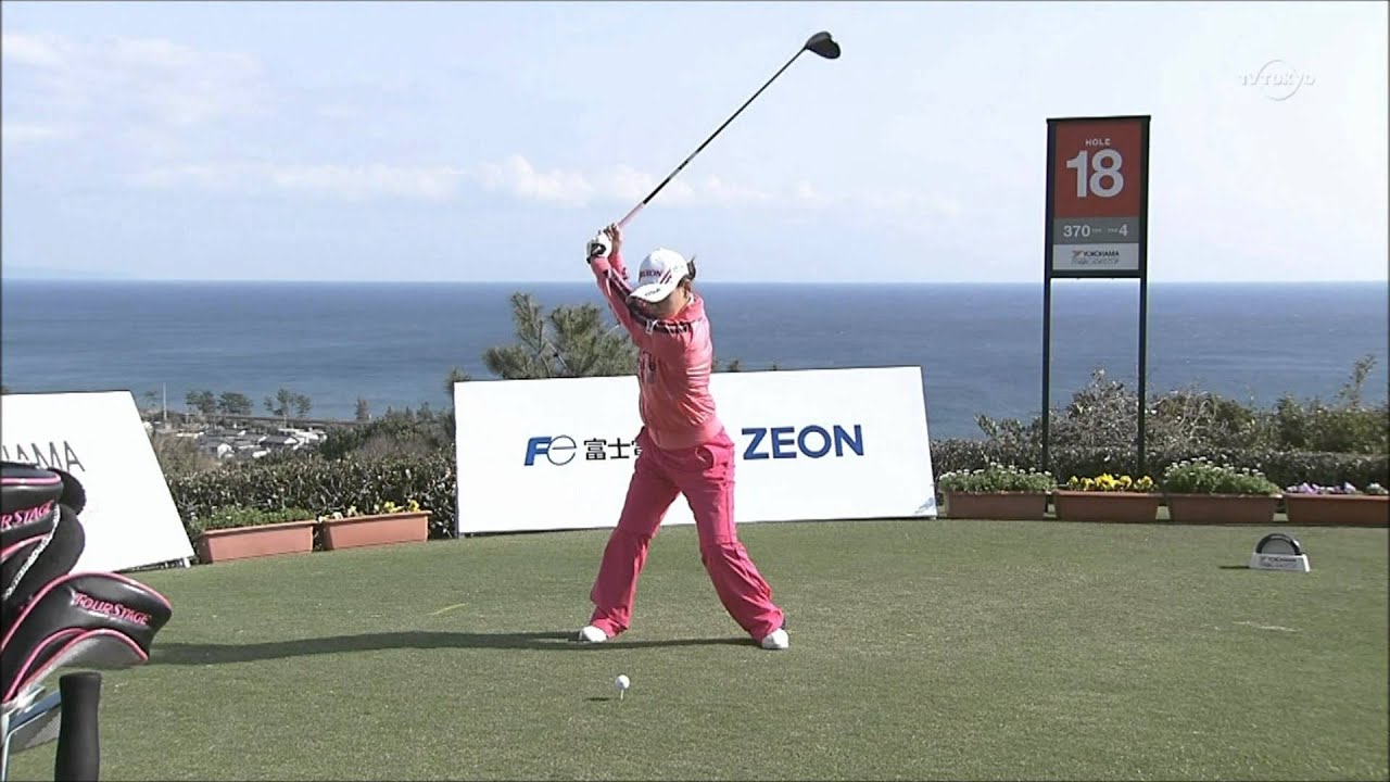 横峰桜選手　スイング解析