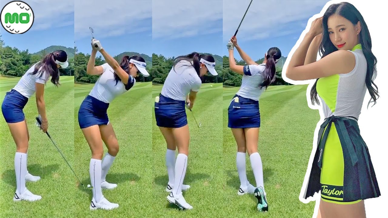 ユ・ヒョンジュ Yoo Hyun Ju 柳賢朱 韓国の女子ゴルフ スローモーションスイング!!!