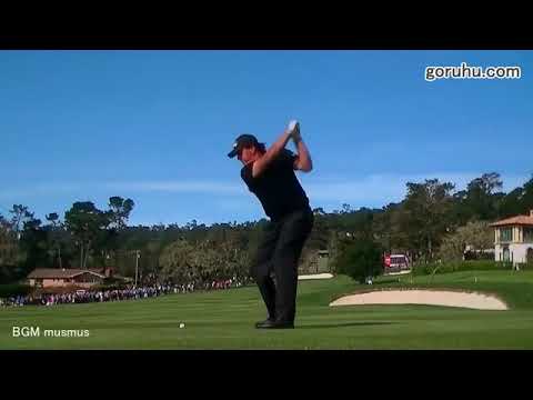 【P・ミケルソン】ドライバー＆アイアンのスイングスロー映像！タメを作るイメージを持ちたい人にもいいかも！