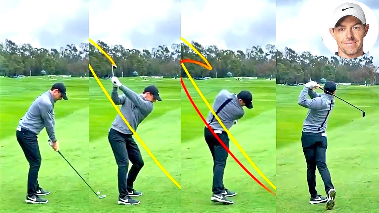 Rory McIlroy ロリー・マキロイ プロゴルファー DRIVER SHOT SLOW MOTION !!!