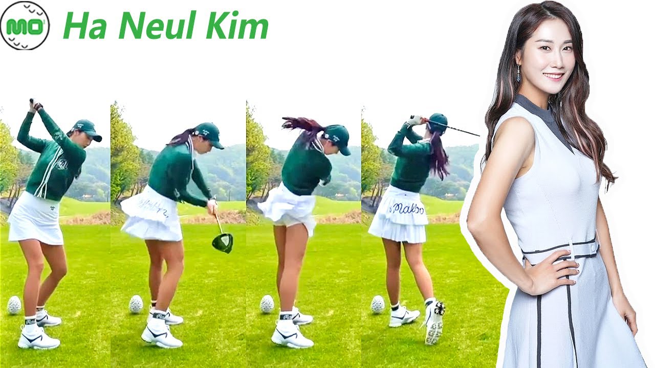 Ha Neul Kim キム・ハヌル 韓国の女子ゴルフ スローモーションスイング!!!