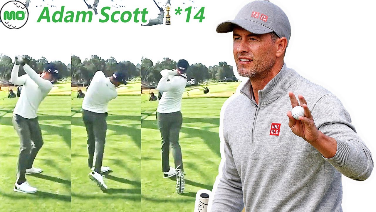 Adam Scott アダム・スコット オーストラリアの男子ゴルフ スローモーションスイング!!!