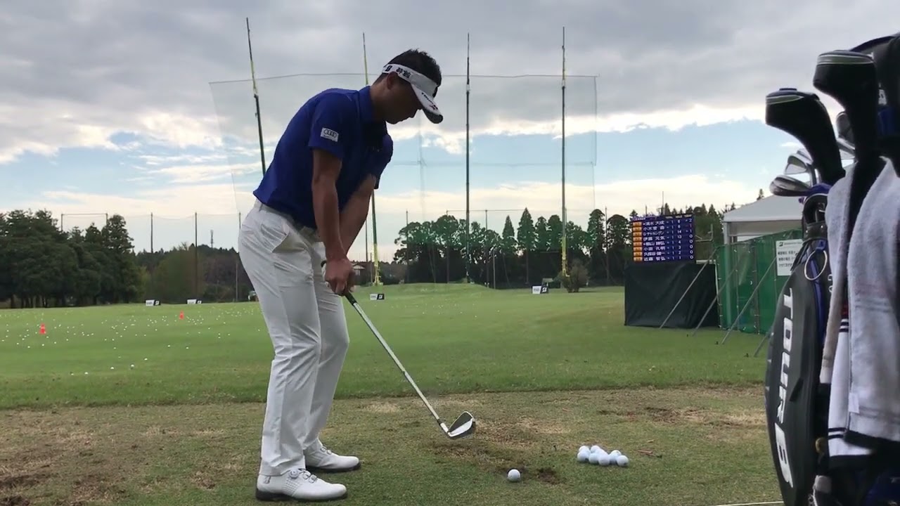 2018 BSオープン 片岡大育プロのアイアンショット