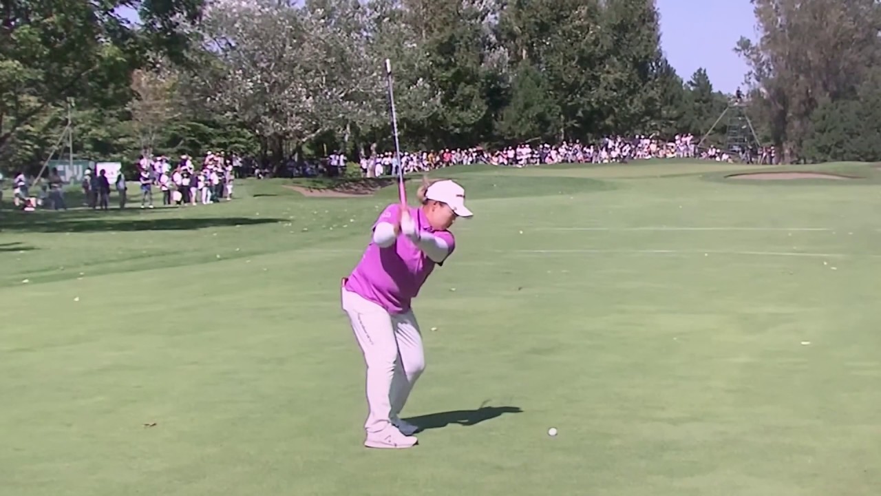 【ゴルフ】 アン ソンジュプロ スウィング