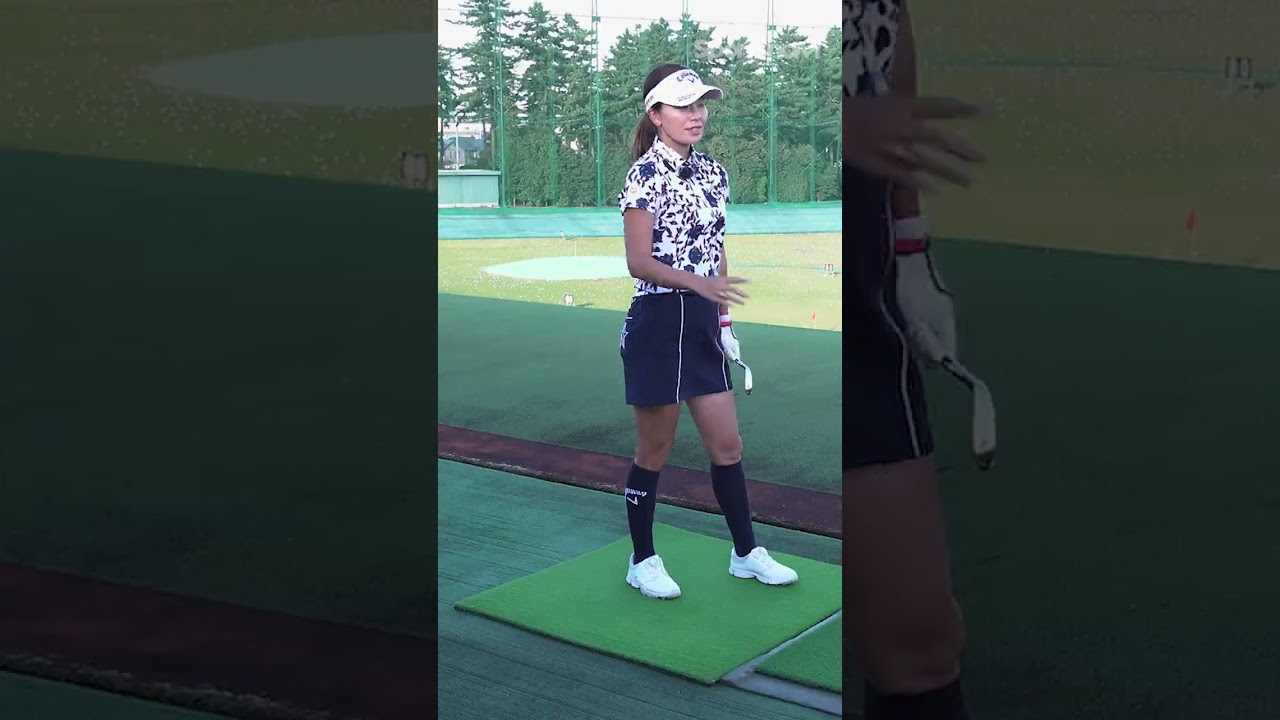 藤田光里プロが教える「突っ込み改善のための素振りの仕方」 #shorts