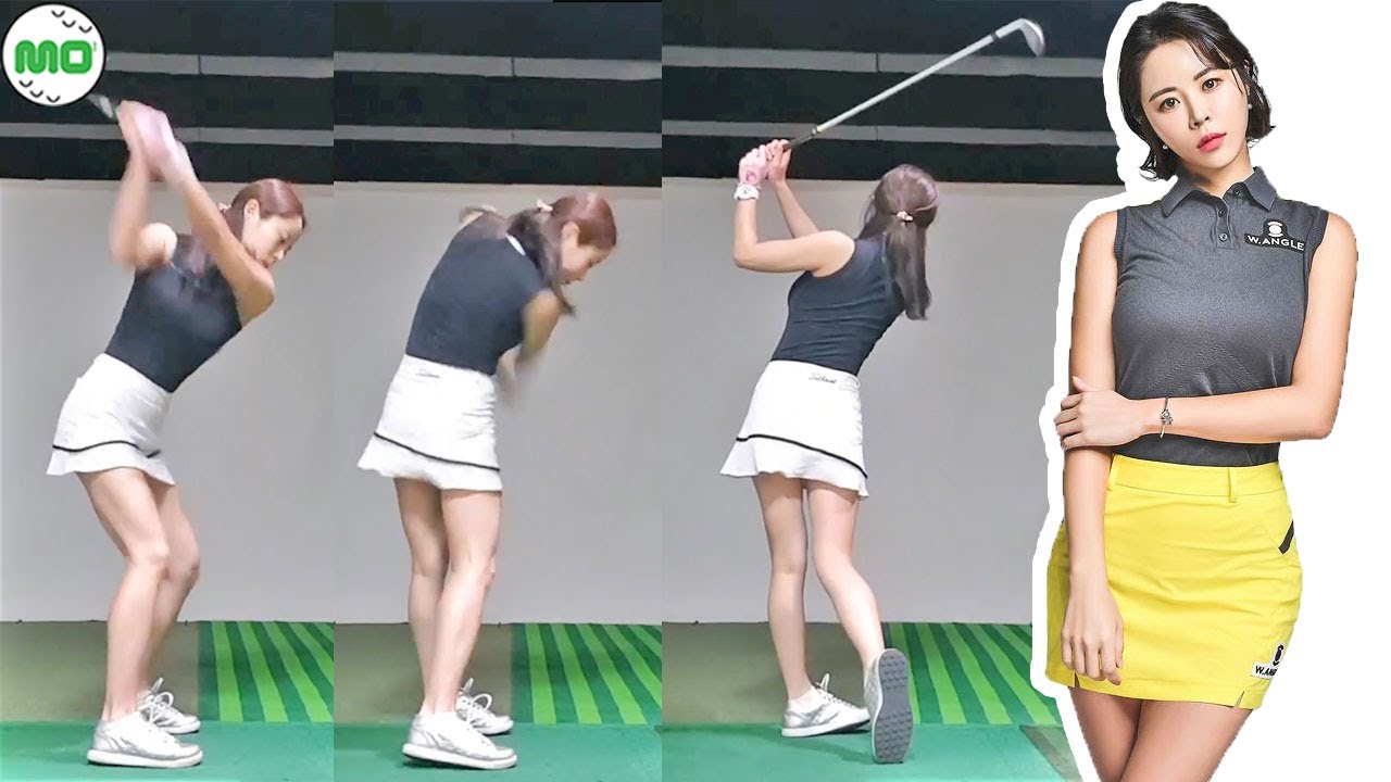 アン ソンジュ An Sun Ju 安善珠 韓国の女子ゴルフ スローモーションスイング!!!