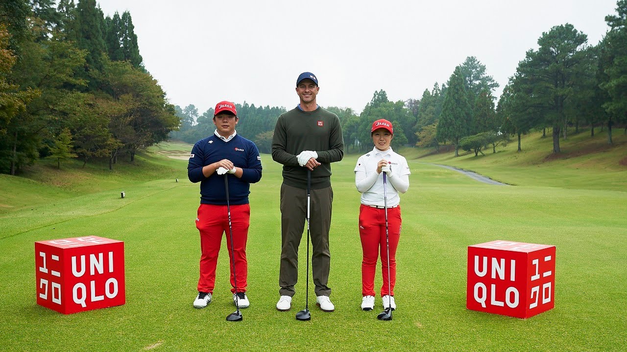 Playing some golf with Adam Scott