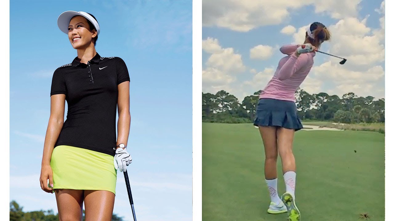 미쉘 위 프로 Michelle Wie ミシェル・ウィー 米国女子ゴルファー スイング!!!