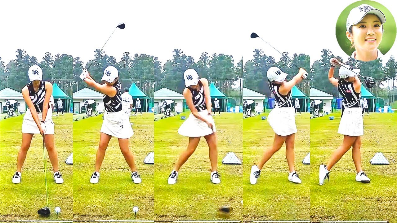 イ・ボミ Bo Mee Lee プロゴルファー DRIVER SHOT SLOW MOTION !!!