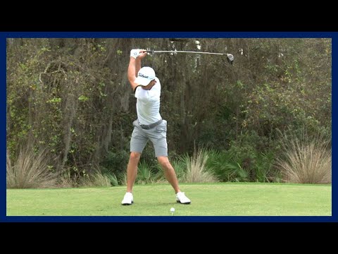 ロングヒッター「ジャスティン・トーマス」 パワースイングモーション＆スローモーション, Power hitter "Justin Thomas" Power swing  & Slow motion