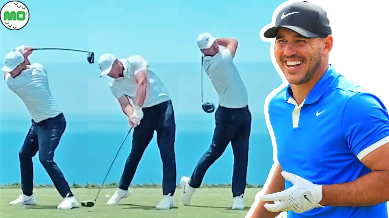 ブルックス・ケプカ Brooks Koepka 米国の男子ゴルフ スローモーションスイング!!!