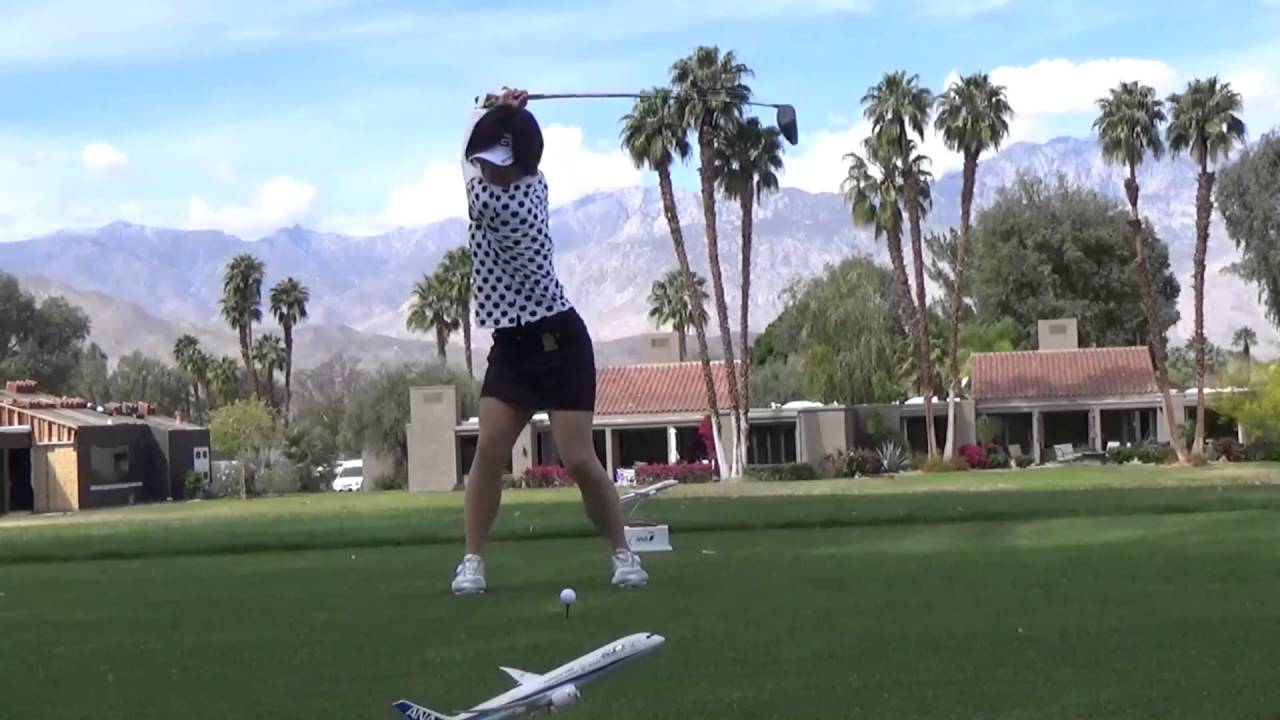 大山志保選手 Shiho Oyama【ドライバーショット】 ANA Inspiration 2016