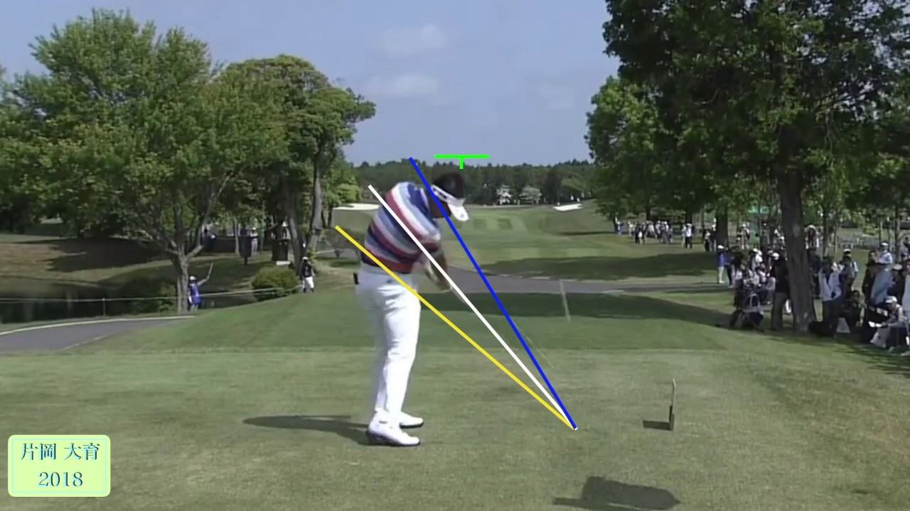 片岡 大育のスウィングプレーン(スロー)