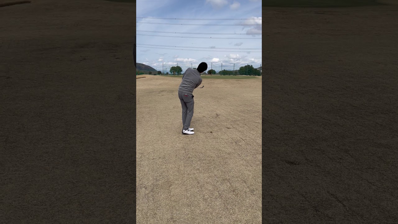 長谷川祥平プロのアプローチショット