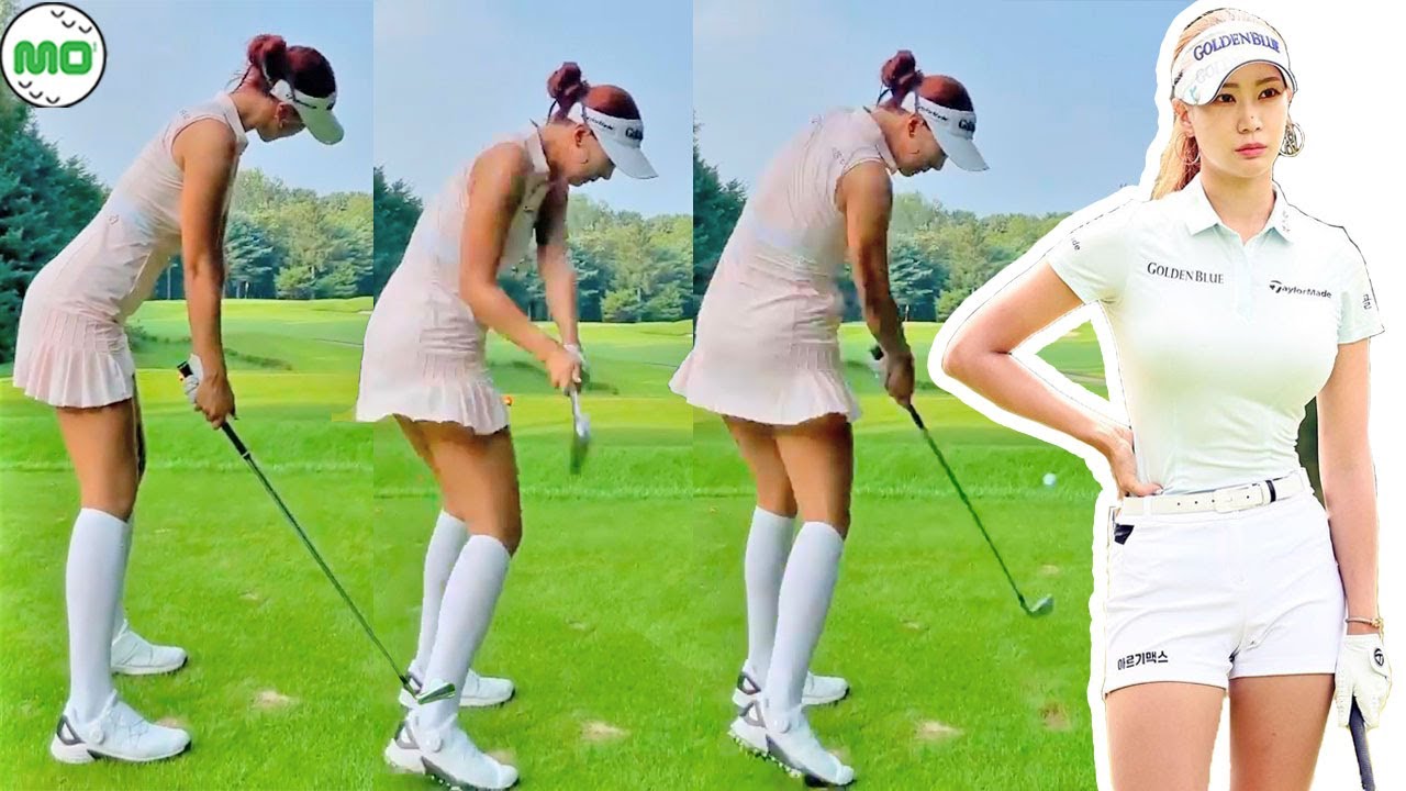 ユ・ヒョンジュ Yoo Hyun Ju 柳賢朱 韓国の女子ゴルフ スローモーションスイング!!!