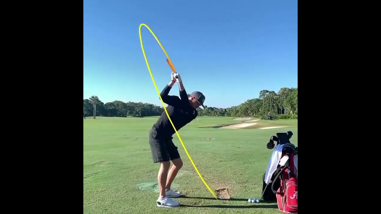 [Shorts] Power Hitter "Justin Thomas" Amazing Swing Motion, パワーヒッター「Justin Thomas」アメージングスイングモーション