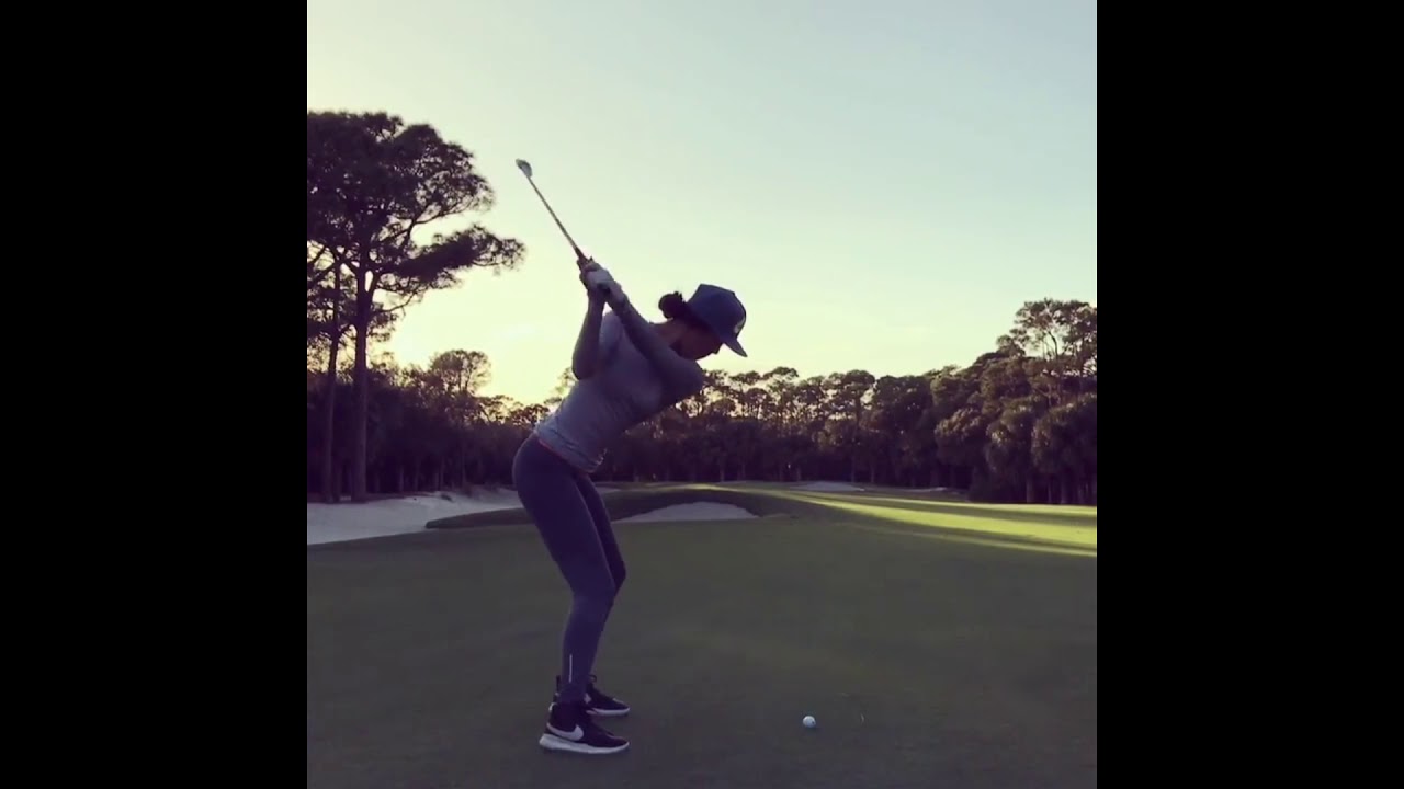 ミシェル・ウィー（Michelle Sun Wie）アイアンスイング　スロー再生あり