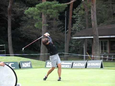 福島　晃子　ドライバー　日本女子オープン　練習日　CIMG0364.AVI