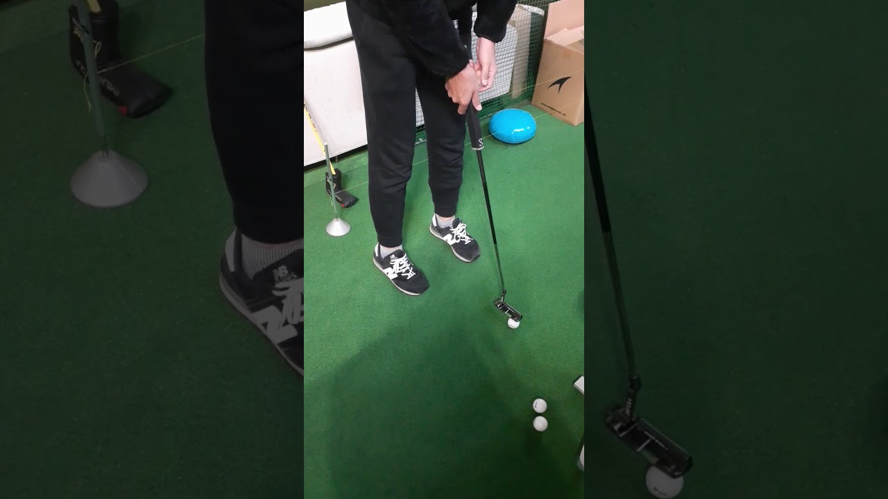 長谷川祥平選手のパッティング