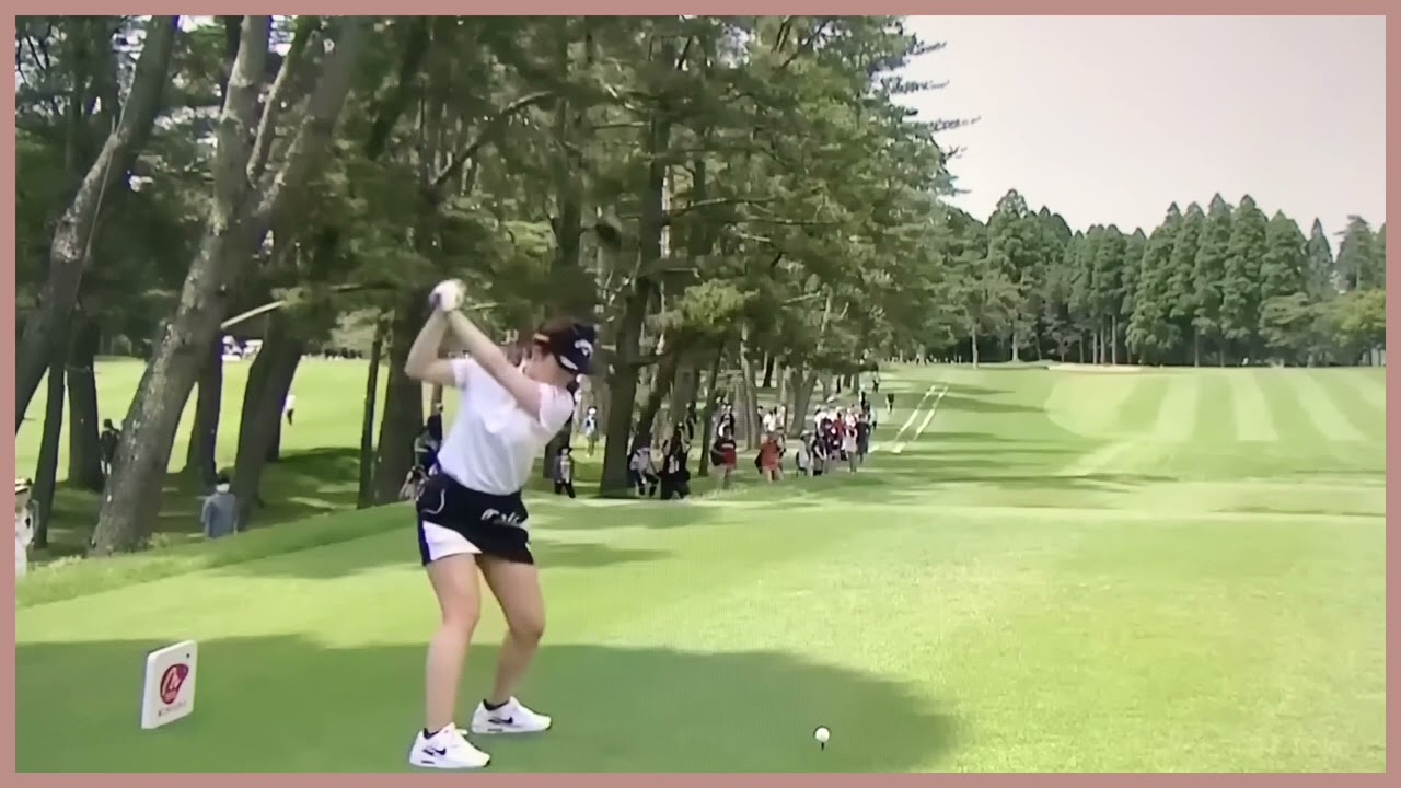 【ゴルフ】 西村優菜　スイング