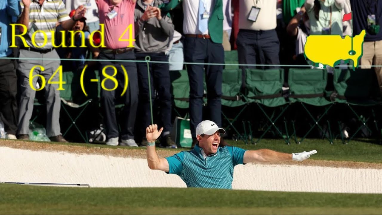 Rory Mcilroy 2022 Masters Round4 1H~18H /ローリーマキロイ マスターズ 最終日