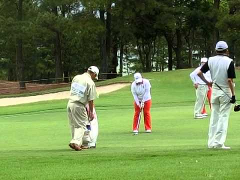 2012サントリーレディースプロアマ　アンソンジュ80yアプローチ