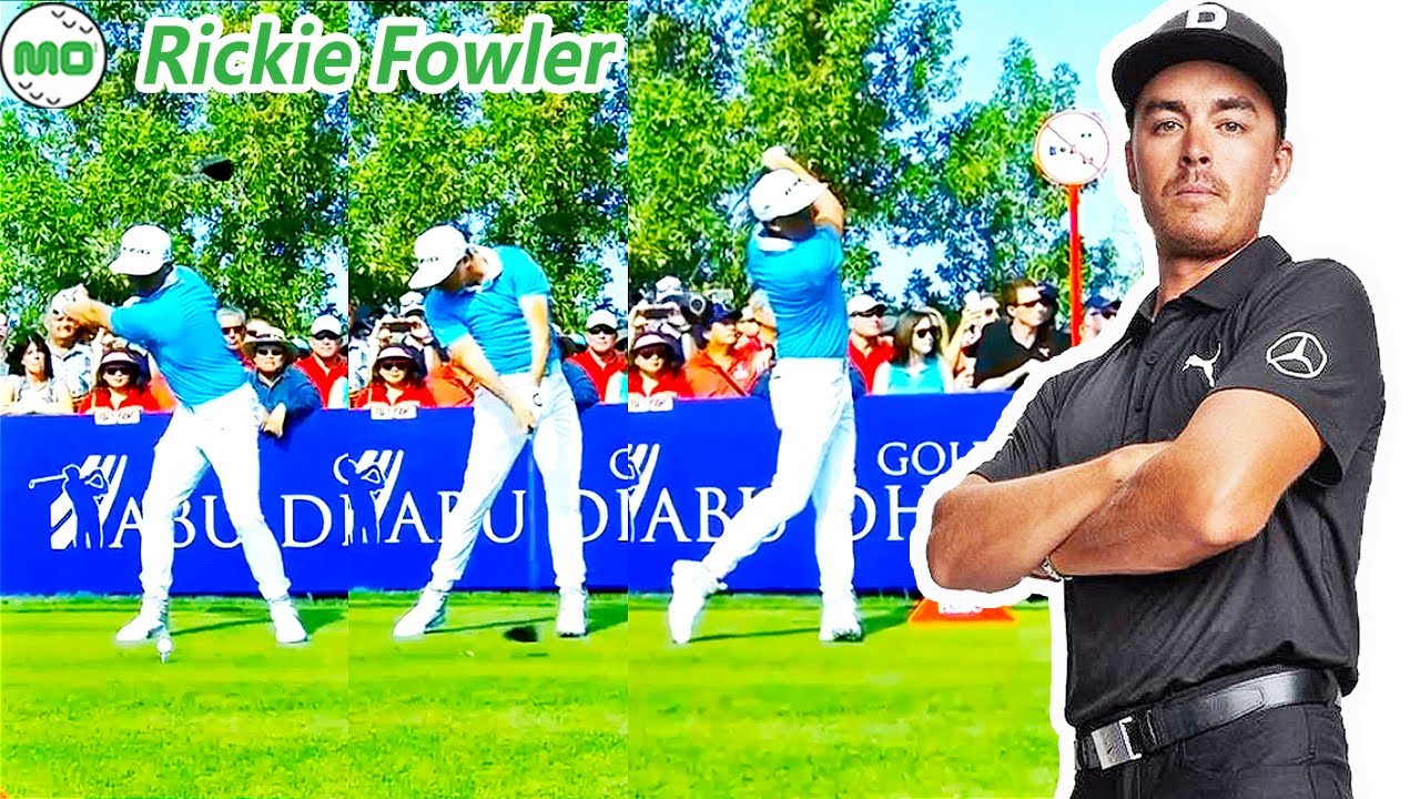 Rickie Fowler リッキー・ファウラー 米国の男子ゴルフ スローモーションスイング!!!