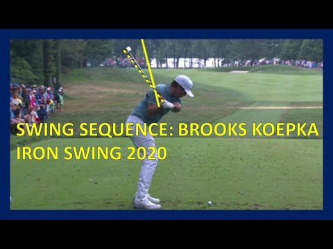 2020 Brooks Koepka "Powerful" iron swing,  Slow-motion Swing ブルックス・ケプカ「パワフル」アイアンスイング、スローモーションスイング