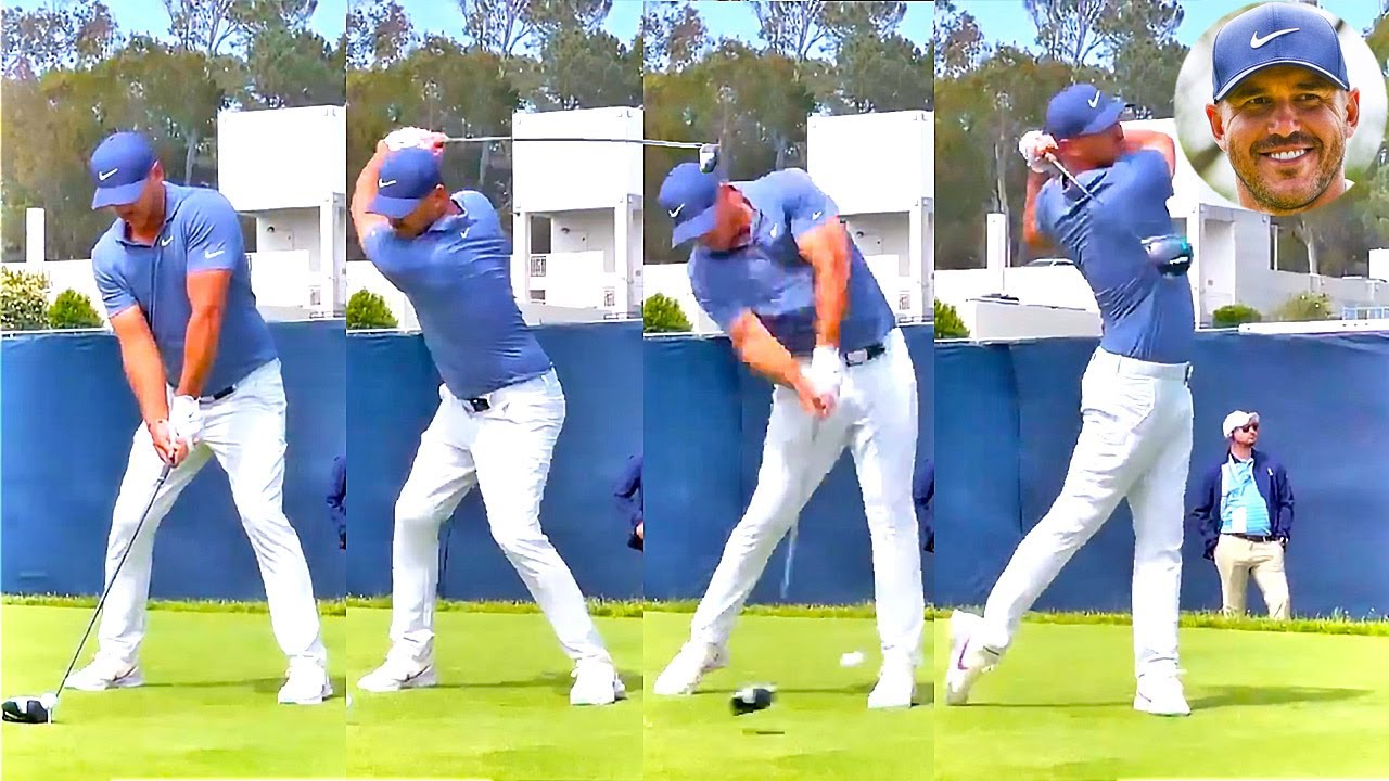 Brooks Koepka ブルックス・ケプカ プロゴルファー DRIVER SHOT SLOW MOTION !!!