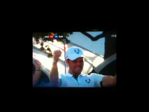Martin Kaymer Ryder Cup Winning Putt 2012
