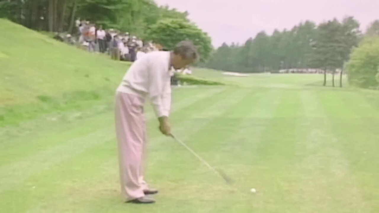 【ゴルフ】 超貴重 我流ゴルファー青木功プロ スローモーションスイング