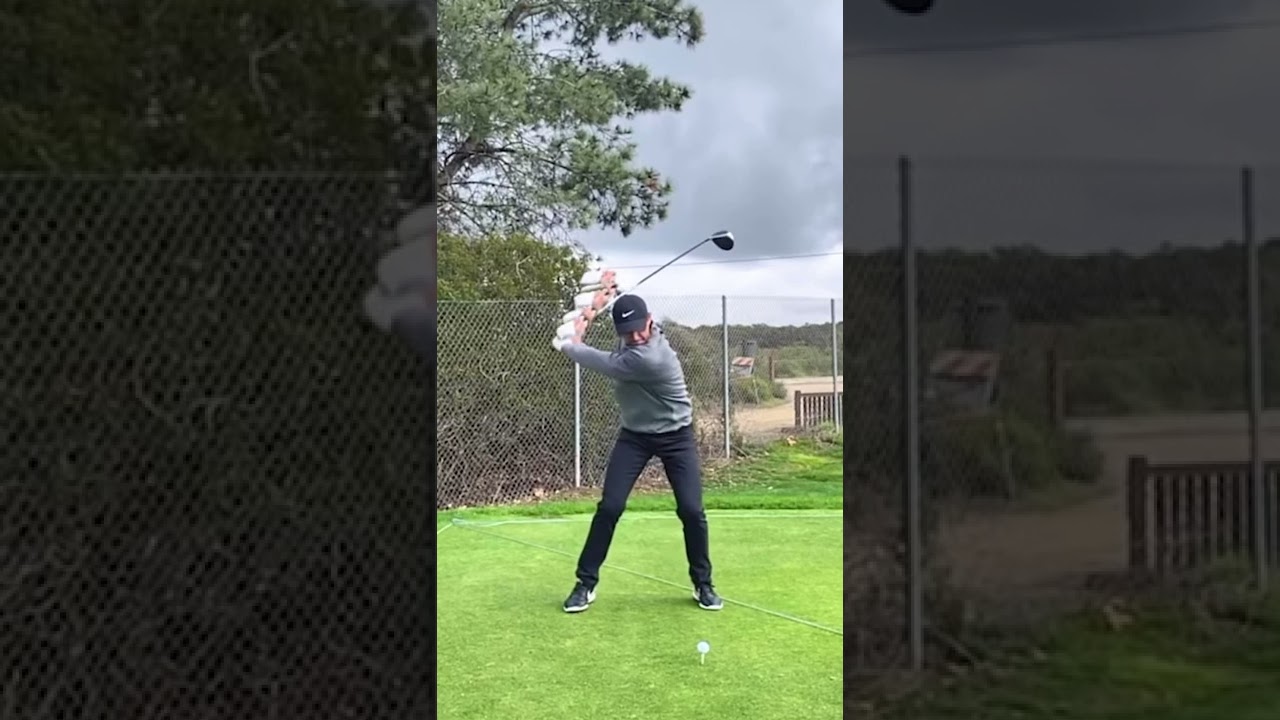 Rory Mcilroy Golf Swing   Driver Swing Slo-mo  ロリー・マキロイ　スローモーション　正面ドライバー　#shorts #golf