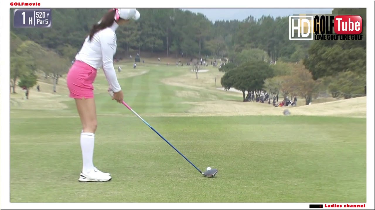 【ゴルフ SWING】アン シネ プロ Shin Ae Ahn　宮崎UMKCC1日目1番ホールドライバースウィング　2019年3月29日