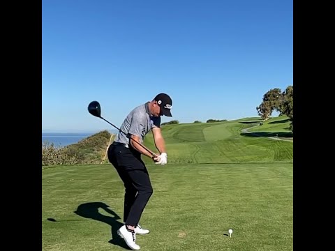 Power Hitter "Justin Thomas" Power Swing Motion & Slow Motion, パワーヒッター「ジャスティントーマス」アメージングパワースイングモーション