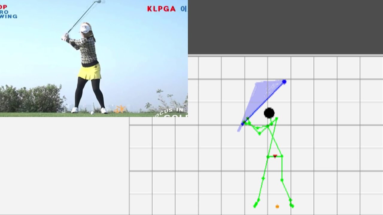 Lee Bo mee Motion Analysis（イ・ボミ） スイング 動作解析