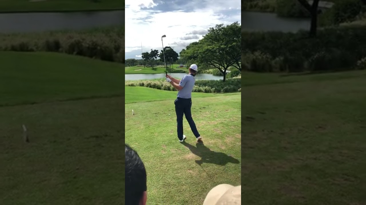 ジャスティン ローズ　ゴルフスイング　Justin Rose Par3 iron shot