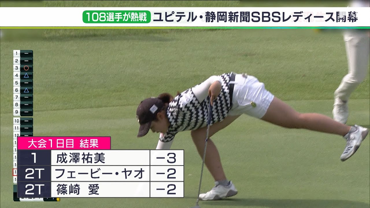 ルーキーからベテランまで108人が熱戦「ユピテル・静岡新聞SBSレディース」開幕