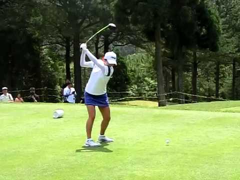 イ・ボミ プロ　Lee Bo-mee 　スイング　ドライバーショット