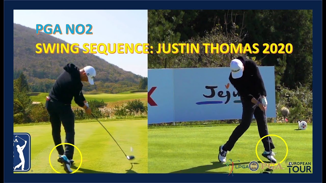 2020 PGA No2 JUSTIN THOMAS POWER IMPACT DRIVER GOLF SWING SUPER SLOW-MO, ジャスティントーマスドライバスイング、スローモーション