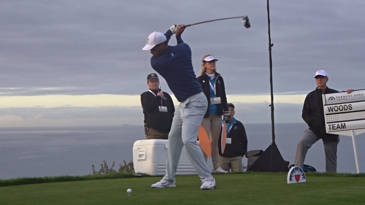 タイガー・ウッズ Tiger Woods【Driver Shot】2020 Farmers Insurance Open