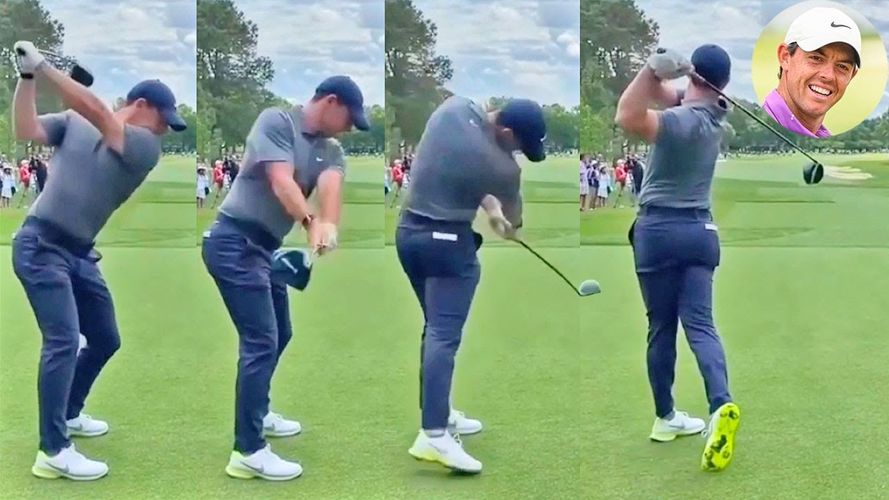 ローリー・マキロイ Rory McIlroy プロゴルファー DRIVER SHOT SLOW MOTION !!!
